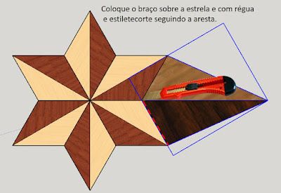 Tutorial de marchetaria geométrica - estrelas sobrepostas Veneer Art, Woodworking Shop Projects, Geometric Drawing, Islamic Art Pattern, Wooden Shapes, Wine Holder, Barn Quilt, Wooden Jewelry Boxes, Fine Woodworking