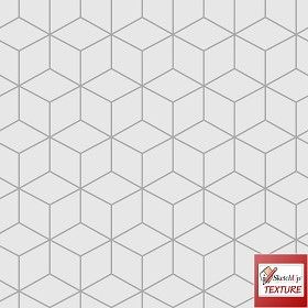 Textures Texture seamless | White ceramic hexagon tile PBR texture seamless 21840 | Textures - ARCHITECTURE - TILES INTERIOR - Hexagonal mixed | Sketchuptexture Wallpaper Texture Seamless, Wall Tile Texture, Floor Tiles Texture, Textures Architecture, Hexagon Wallpaper, Pbr Texture, Hexagon Tile, Diamond Tile, Tile Texture