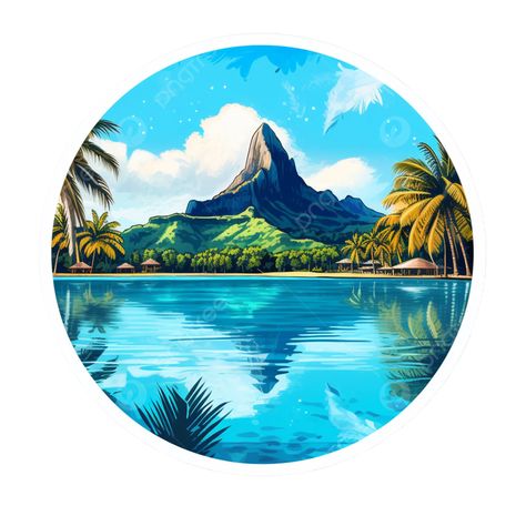 beautiful bora french polynesia sticker polynesia sticker wonders png Sticker Clipart, Sticker Png, Transparent Image, Flower Tattoo Designs, Graphic Templates, French Polynesia, Png Transparent, Png Image, Tattoo Design