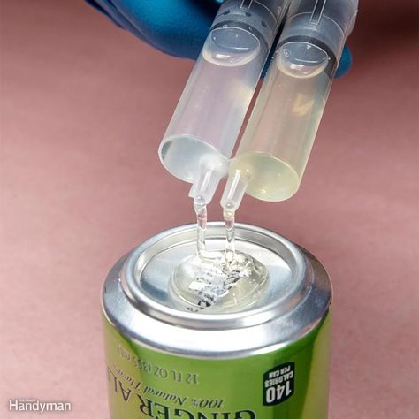 Mix It Up in a Can Bottom The Family Handyman, Wood Repair, Epoxy Resin Crafts, Resin Tutorial, Diy Resin Crafts, Resin Casting, Dremel, Woodworking Tips, Home Repair