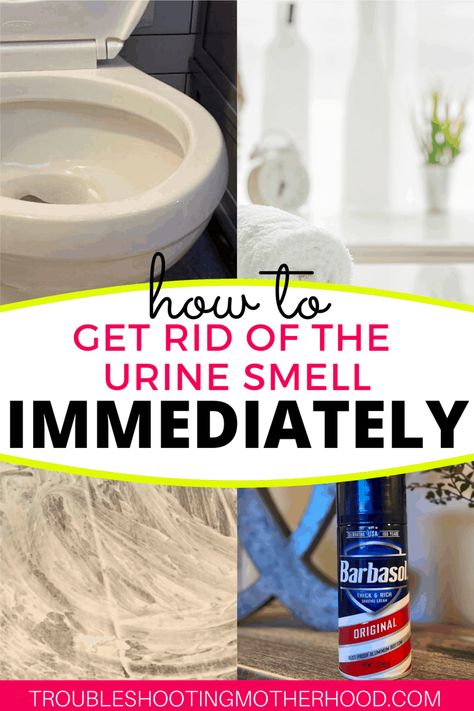 Wondering how to remove the horrible urine smell from your bathroom? Follow this quick guide on how to finally get the pee smell our of your bathroom once and for all! Quick trick for cleanup too! #stinkybathroom #boymom #peesmell #urinesmell #bathroomstinks Cleaning Urine Smell From Bathroom, How To Get Rid Of Urine Smell In Toilet, How To Remove Urine Smell From Bathroom, How To Get Rid Of Pee Smell In Bathroom, Get Rid Of Urine Smell In Bathroom, How To Get Urine Smell Out Of Bathroom, How To Get Pee Smell Out Of Bathroom, How To Get Rid Of Urine Smell In House, Pee Smell Out Of Bathroom