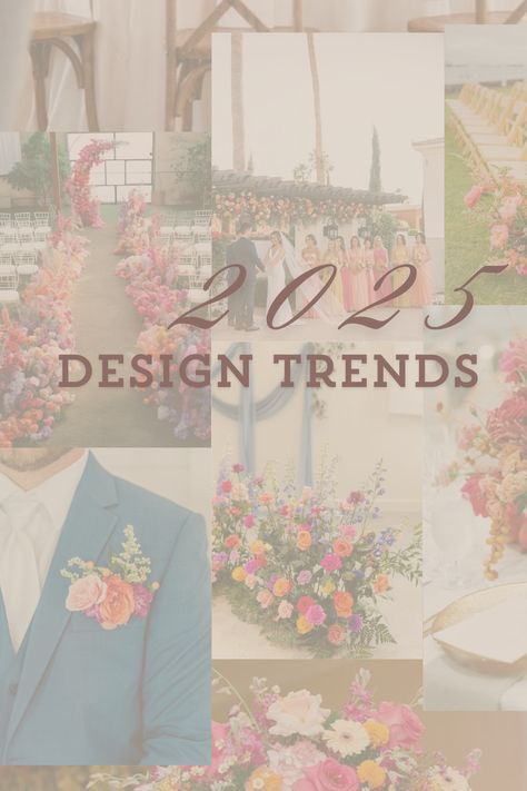 🌟 2025 Wedding Trends Alert! 🌟
Are you curious about what's in store for the 2025 wedding season? We are thrilled to reveal the biggest trends you'll be seeing for those spring and summer weddings!

Get ready for:
- Bold Colors 
- Beautiful Florals 

Imagine stunning, vivid centerpieces that will truly bring your big day together! 
Schedule your free call today with one of our amazing virtual designers and start creating your dream wedding now! 2025 Wedding Color Trends, Wedding Trends For 2025, Wedding Planning Templates, Free Wedding Templates, Trends 2025, 2025 Wedding, Virtual Design, Summer Weddings, Wedding Templates