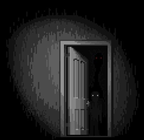 Creepy Pixel Art, Spooky Games, Happy Show, Scary Christmas, 3d Pixel, Pixel Art Background, Pixel Art Tutorial, Rpg Horror Games, Pixel Art Games