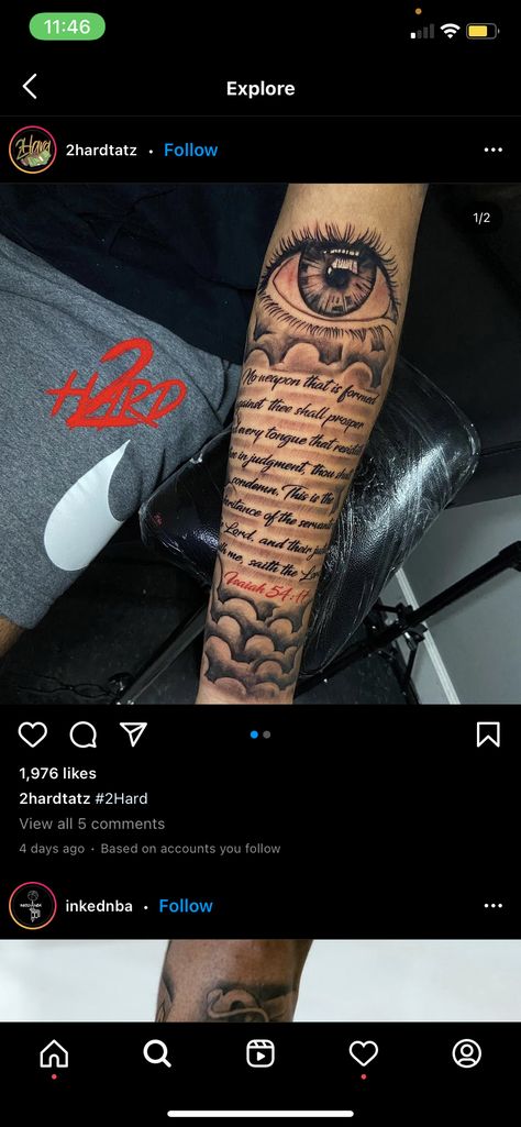 Tattoo Ideas For Men Forearm Bible Verse, Isaiah 54 17 Tattoo, Isaiah 54:17 Tattoo Men, Fear God Forearm Tattoo, Isiah41:10 Tattoo, Isiah 54:17 Tattoos, Isaiah 54:17 Tattoo Tat, Jeremiah 29 11 Tattoo, Arm Tattoos For Guys Forearm