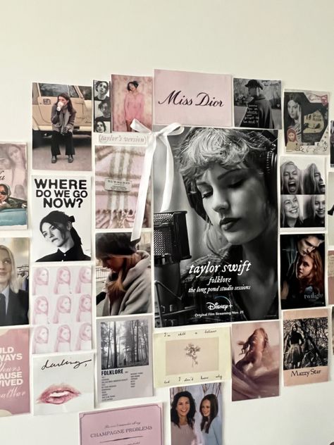 Shes All That Aesthetic, Taylor Swift Room Collage, Prints On Wall, Room Wall Decor Taylor Swift, Aesthetic Posters Wall Decor Taylor Swift, Photo Wall Collage Bedroom Taylor Swift, Girly Posters, Wall Inspo Bedroom Coquette, Minimalist Bedroom Ideas