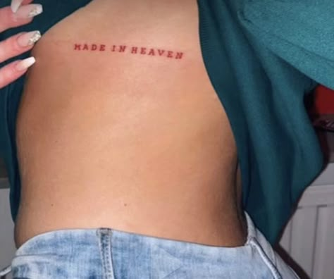 Heaven Tattoo, Hand Tattoos For Girls, Black Girls With Tattoos, Red Ink Tattoos, Dope Tattoos For Women, Red Tattoos, Stomach Tattoos, Classy Tattoos, Discreet Tattoos