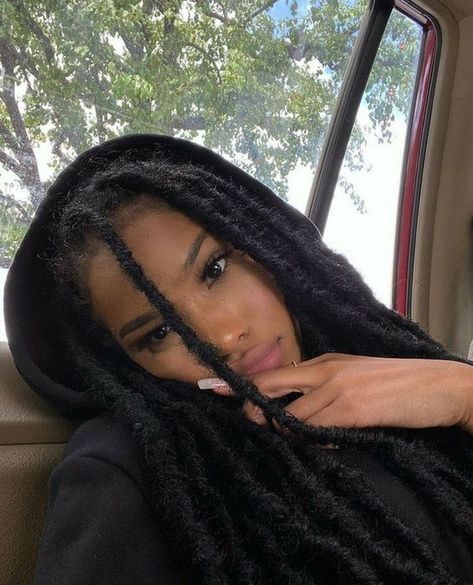 A Woman, Dreadlocks, Hair, Black