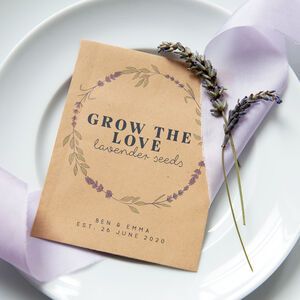 Lavender Wedding Favors, Wildflower Seed Favors, Lavender Favors, Plantable Wedding Favors, Lavender Wedding Theme, Seed Packets Favors, Lavender Seeds, Seed Favors, Seed Wedding Favors