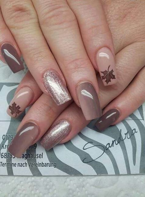 Őszies Amber Nails, Pedicure Gel, Nagel Design, Nails 2017, Natural Nail Art, Nail Collection, Fall Colours, Beige Nails, Nice Nails