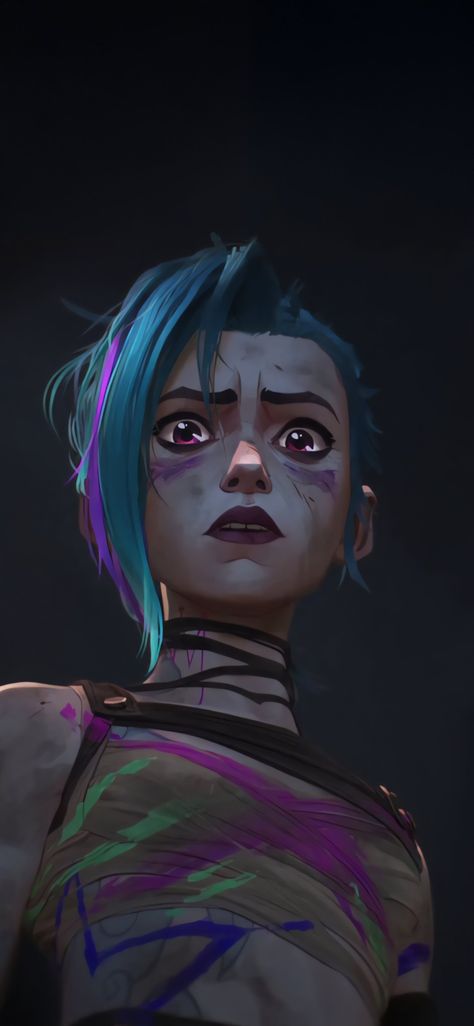 Jinx Lol Arcane, Ekko League Of Legends, Jinx And Vi, League Of Legends Icons, Arcane Wallpaper, League Of Legends Fanart, Jinx Cosplay, Arcane Season 2, Arcane Art