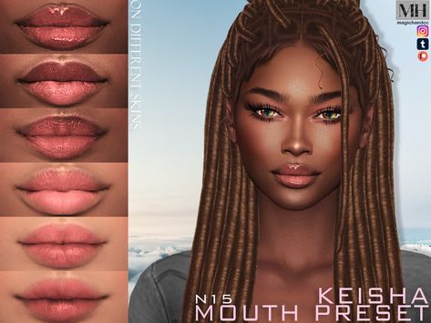 Sims 4 Sliders Lips, Sims 4 Male Lips Preset, Sims 4 Lip Slider, Sims 4 Male Lips, Body Presets, Ts4 Makeup, Sims 4 Cc Eyes, Sims 4 Challenges, Sims 4 Traits