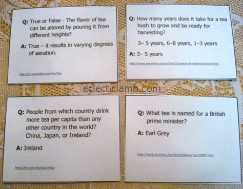 Tea Trivia, Party Games For Women, Games For Women, Tea Party Games, High Tea Party, Spring Tea, Super Party, Afternoon Tea Parties, Trivia Game