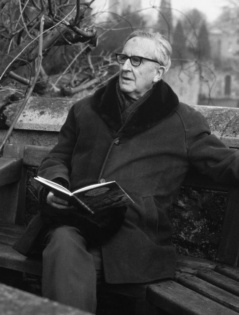 J.R.R. Tolkien (1892 – 1973) was an English writer, poet, philologist, and…                                                                                                                                                                                 More Fantasy Words, J.r.r. Tolkien, People Reading, Very Important Person, English Writers, J R R Tolkien, University Professor, Writers And Poets, Book Writer