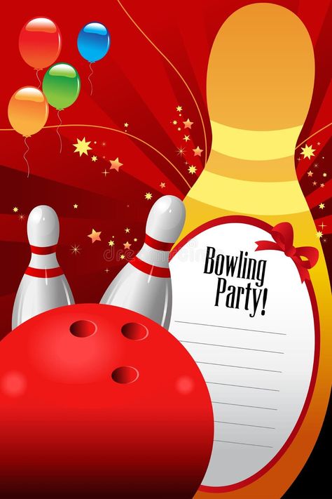 Bowling Stock Illustrations – 43,307 Bowling Stock Illustrations, Vectors & Clipart - Dreamstime - Page 2 Bowling Invitations, Bowling Party Invitations, Bowling Party, Party Poster, Party Invite Template, Editorial Illustration, Bowling, Party Invitations, Invitation Template