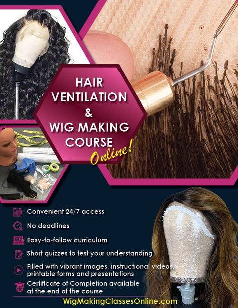 The 7-piece Hair Ventilating Combo Set is a variety of hair ventilating needles for a special price! This combo set is great to have as part of your wig making collection.  Interested in making wigs?  Have you taken a wig making course lately?  Well, this combo is what you need to get started. The COMBO includes: 1 - Brass Ventilating Needle Holder 1 - Asian Net Needle N 1-2 1 - Asian Net Needle N 2-3 1 - Asian Net Needle N 3-4 1 - Asian Net Needle N 4-5 1 - German Net Needle N 2-3 1 - Slide and Diy Lace Wig, Hair Ventilation, Ventilating Needle, Making Wigs, Printable Forms, Hair School, Certificate Of Completion, Fuller Hair, Glow Up Tips