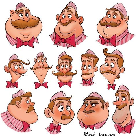 Mitch Leeuwe on Instagram: “Process of creating a character design. Also made a youtube video of it.  #art #drawing #illustration #doodle #digitalart #photoshop #draw…” Face Character Design, Animation Face, Drawing Principles, Mitch Leeuwe, Learning Drawing, Animation Tips, Draw Tutorial, Caracter Design, Animation Storyboard