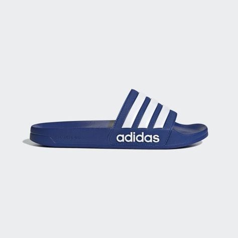 Adidas Flip Flops, Shower Sandals, Adidas Adilette, Blue Clouds, Adidas Sportswear, Adidas Gazelle Sneaker, Blue Adidas, Adidas Online, Quality Fashion