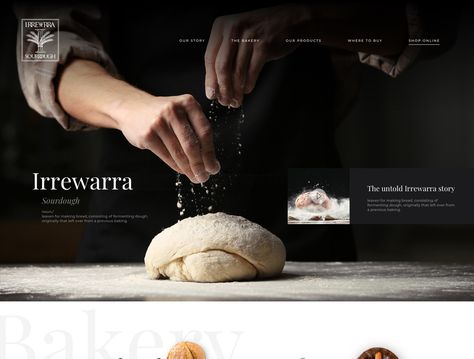 Bakery Catalogue, Chef Website, Restaurant Website Design, Food Web Design, Restaurant Website, Bread Baker, Walnut Creek, Website Design Layout, Motion Graphics Design