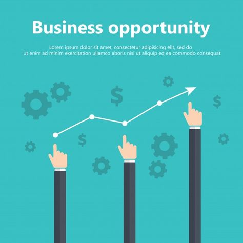 Business opportunity concept | Free Vector #Freepik #freevector Business Opportunity Poster, Business Vector Illustration, Photo Opportunity, Business Opportunity, Free For Commercial Use, Business Opportunities, Quality Images, Creative Projects, High Quality Images