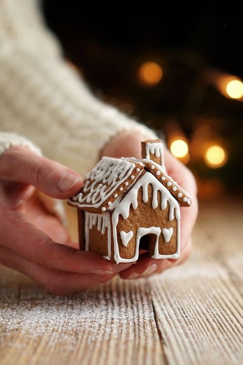 Creative Gingerbread House Ideas, Creative Gingerbread House, 3d Gingerbread House, Gingerbread House Ornaments, 3d Gingerbread, Homemade Gingerbread House, Gingerbread House Ideas, Gingerbread House Recipe, Mini Gingerbread House