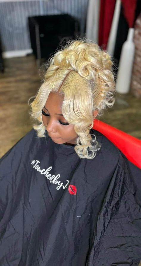 Frontal Wig Install 🫶🏾💜 #prom2024 #pinup #pinupstyle Frontal Wig Install, Aliexpress Hair, Wig Install, Frontal Wig, April 19, Pin Up Style, Wigs For Black Women, Frontal Wigs, Hair Wig