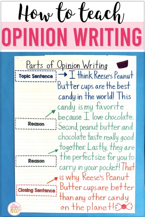 Opinion Writing Anchor Chart 2nd, Opinion Writing 5th Grade, 2nd Grade Opinion Writing, Opinion Writing Examples, Writing 2nd Grade, Opinion Writing Mentor Text, Opinion Writing Topics, Opinion Writing Anchor Charts, Teaching Opinion Writing