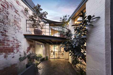 51 S Little Smith Street, Fitzroy - House for Sale… | Jellis Craig Warehouse Home Converted, Warehouse Apartment, Loft Designs, Warehouse Living, Converted Warehouse, Warehouse Conversion, Warehouse Home, Car Part Furniture, Wood Staircase