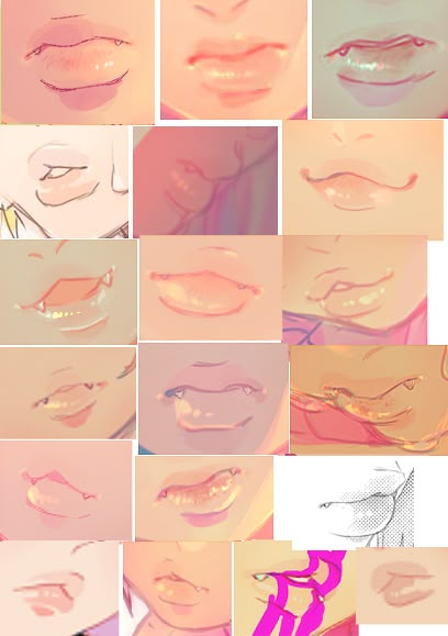 Puffy lips 2 Mouth Digital Art, Lips Drawing, Disney Concept Art, Have Inspiration, Makeup Eyes, Drawing Expressions, 캐릭터 드로잉, Arte Sketchbook, Digital Painting Tutorials