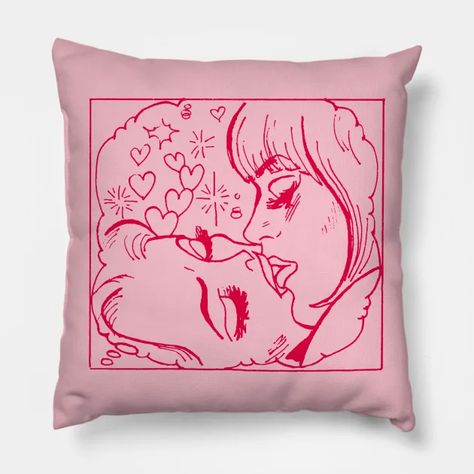 Lesbian Kiss Vintage Comic Pop Art - Pop Art Style - Pillow | TeePublic Lesbian Decor, Comic Pop Art, Pop Art Style, Art Pop, Vintage Comics, Types Of Art, Phone Case Stickers, Cool Walls, Pillow Design