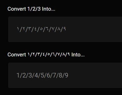 Yet another jQuery based Latin To Arabic converter which makes it easier to convert Latin numbers into Arabic-Indic numbers and vice versa. #jquery Arabic Indic Numbers, Latin Numbers