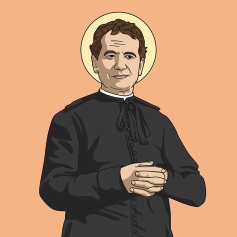 Sequence Art, Catholic Orders, St John Bosco, Catholic Pictures, Don Bosco, Bible Illustrations, San Francesco, Inspiring People, Saint John