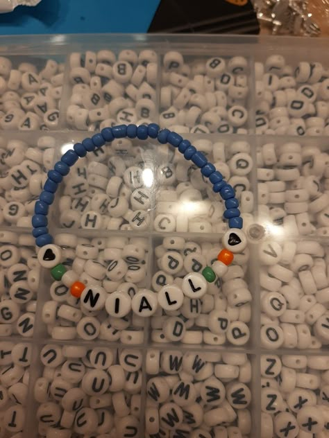 Niall Horan Inspired Jewelry, Niall Horan Jewelry, 1d Bracelet Ideas, Niall Horan Beaded Bracelet, One Direction Friendship Bracelet, One Direction Bracelet Ideas, Niall Horan Friendship Bracelet, Niall Horan Bracelet Ideas, 1d Bracelet