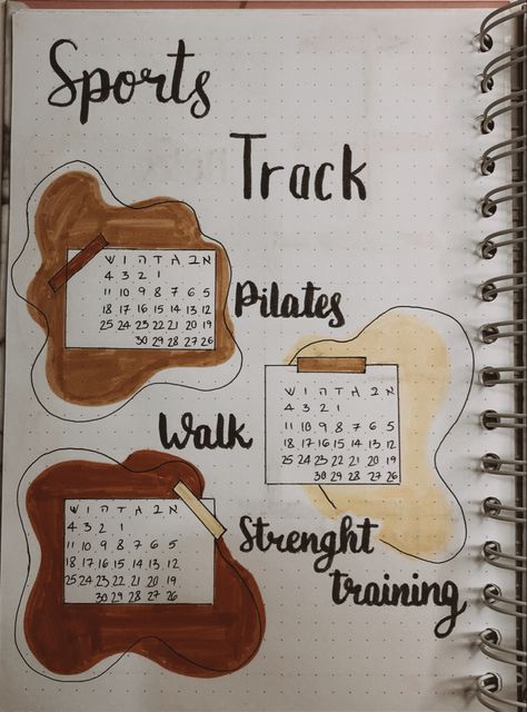 Sport tarck of september Bullet Journal Sport, Ideas Bullet Journal, Sports Ideas, Journal Ideas, Bullet Journal, Sports