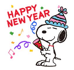 The Little Red Doghouse Winter Snoopy, Birthday Snoopy, The Words, Happy New, Happy New Year, Tokyo, Snoopy, Happy Birthday, Gif