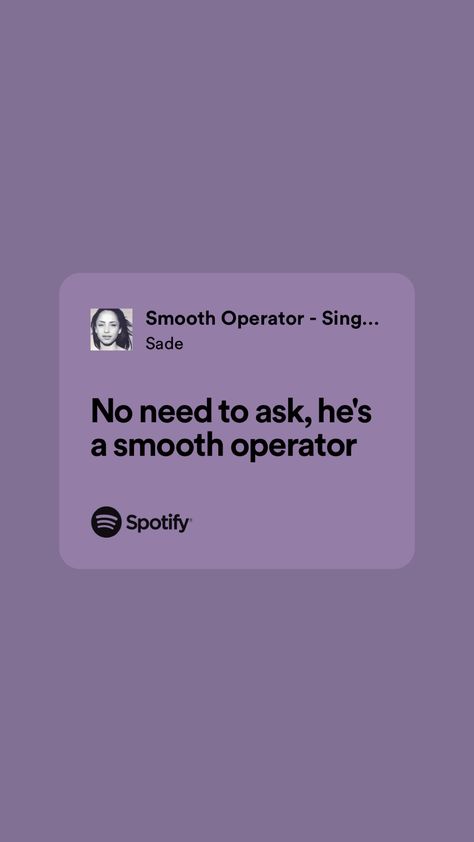 Sade Smooth Operator Lyrics, Smooth Operator Quotes, Sade Smooth Operator, Song Recs, Meaningful Lyrics, Smooth Operator, Pretty Songs, Quote Aesthetic, Music Quotes