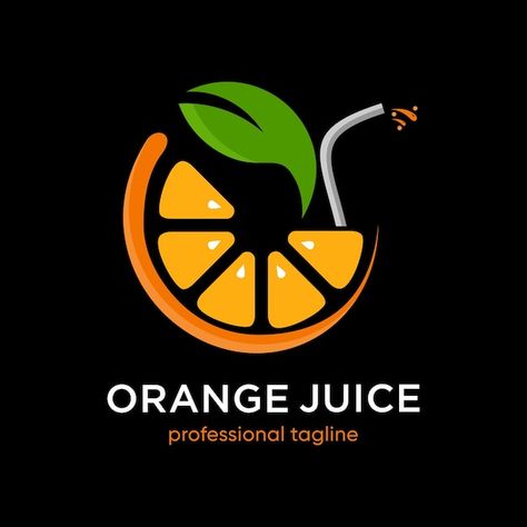 Orange Juice Logo Design, Juice Logo Design Ideas, Fruit Juice Logo, Juice Bar Logo, Juice Logo Design, Orange Juice Brands, Fresh Juice Bar, Logo Sketch Design, Juice Cafe