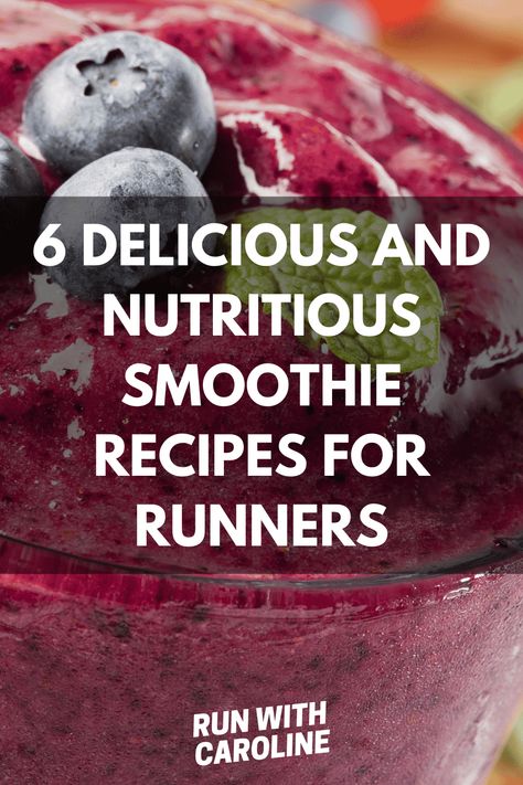 Recipes For Runners, Recovery Smoothie, Orange Smoothie Recipes, Smoothie Protein, Runners Food, Nutritious Smoothie Recipes, Nutrition For Runners, Super Greens Powder, Smoothie Recipes With Yogurt