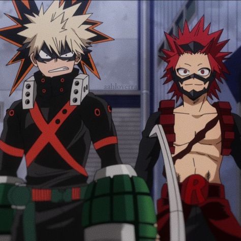 Mha Kirishima And Bakugou, Mha Bakugo And Kirishima, Mha Bakugo X Kirishima, Kiribaku X Y/n, Mha Duos, Katsuki And Kirishima, Mha School, Kirishima And Bakugou, Bakugo And Kirishima