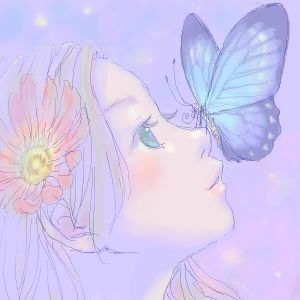 Girl with butterfly on her nose Butterfly On Nose, Art Papillon, Beautiful Butterflies Art, Nose Drawing, Anime Butterfly, Adult Coloring Designs, Glitter Graphics, Butterfly Painting, A Level Art