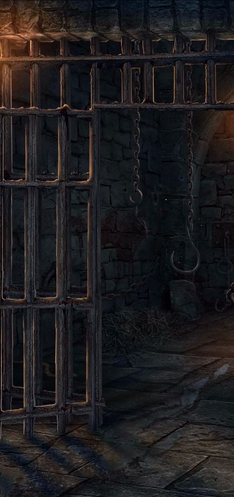 Prison Cell Background, Cell Background, Dungeon Room, Episode Interactive Backgrounds, Episode Backgrounds, Mosque Art, Jail Cell, Prison Cell, Darkest Dungeon