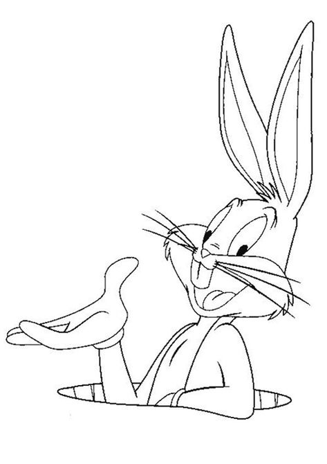 Free Printable Bugs Bunny Pages for kids download and print. Bugs Bunny Drawing, Bunny Coloring, Shark Coloring Pages, Bunny Tattoos, Bunny Coloring Pages, Looney Tunes Characters, Bunny Drawing, Coloring Bookmarks, Tattoo Design Book