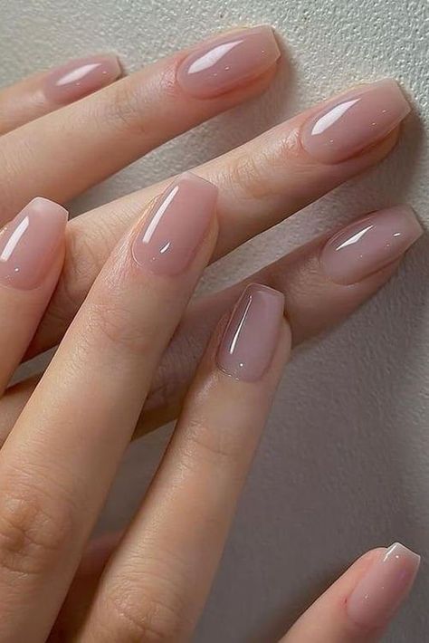 2024 Summer Nail Trends, summer nails, classy summer nails, yellow nails, glazed nails, french tip nails, clear nails, glossy nails Nagellack Trends, Nude Nail Designs, Subtle Nails, Soft Nails, Jelly Nails, Popular Nails, Neutral Nails, Yellow Nails, Elegant Nails