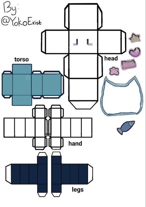 Roblox Paper Craft Template, Minecraft Paper Crafts, Roblox Papercraft Template, Roblox Paper Craft, Roblox Paper Doll, Paper Figure Template, Roblox Papercraft, Papercraft Templates Printables, Flowers Paper Craft