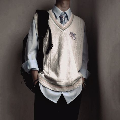 Guy Uniform School, Male Uniforms School, Japanese School Outfits Boy, Private School Uniforms Male, Japanese High School Uniform Boys, Male Uniform Aesthetic, Uniform Outfits Male, High School Outfits Male, Men Uniform School