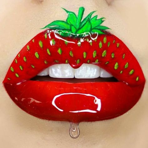 Friday Makeup, Crazy Lipstick, Lip Artwork, Cute Lips, Cute Lipstick, Lip Art Makeup, Read My Lips, Lip Drawing, Lip Looks