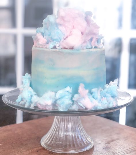 That one time I made my own bday cake to bring to a bar to later share with strangers On Cloud Nine Birthday Party Cake, Cloud 9 Cake Ideas, Cloud Theme Cake, On Cloud 9 Cake, Cloud 9 Cake, Cloud 9 Birthday, Cotton Candy Cake, Birthday Cale, Cotton Candy Cakes