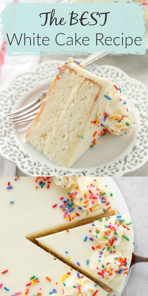 Best White Cake, Best White Cake Recipe, Live Well Bake Often, Chantilly Cake, Avocado Cake, Easy Vanilla Cake, Easy Vanilla Cake Recipe, Cake Easter, White Cake Recipe