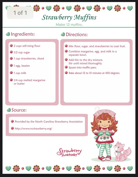 Barbie Recipes, Food O, Strawberry Shortcake, Yummy Recipes, Nom Nom, Baking Recipes, Dessert Recipes, Cooking Recipes, Yummy Food