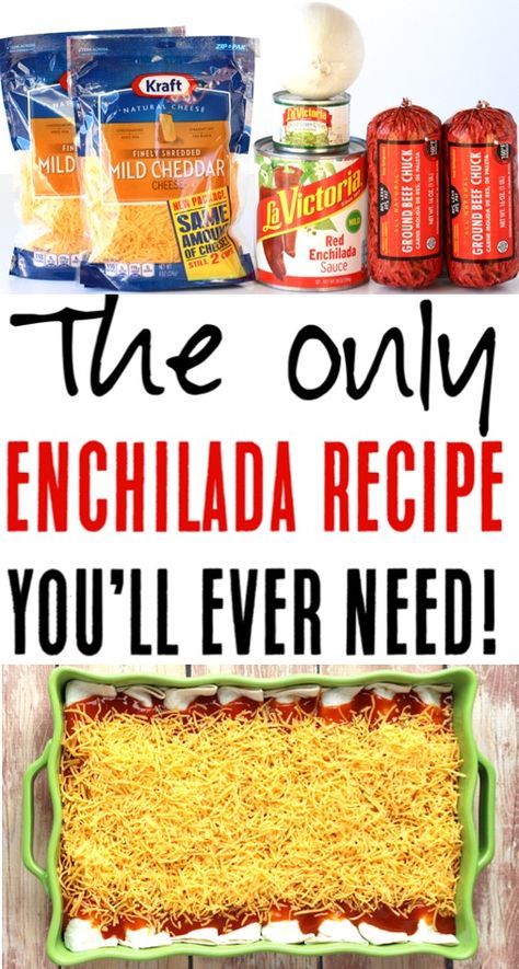 Easy Beef Enchiladas Recipe! {Family Favorite} - The Frugal Girls Recipes Using Hamburger Meat, Enchiladas Mexicanas, Enchiladas Beef, Recipes Using Hamburger, Easy Beef Enchiladas, Beef Enchilada Recipe, Ground Beef Enchiladas, Enchilada Recipe, Frugal Girls