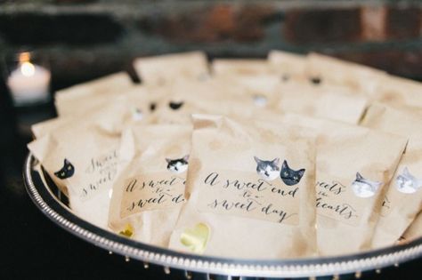 catwedding_hartandsolphoto_591 Incorporating Cats In Wedding, Cat Bridal Shower Theme, Cat Wedding Ideas, Cat Themed Wedding, Cat Wedding, Wedding Exits, Wedding Pets, Cat Themed, Sweetest Day